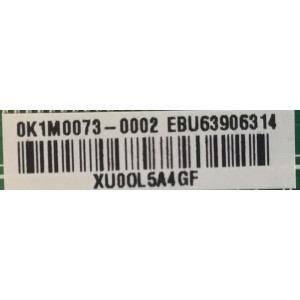 MAIN PARA TV LG / NUMERO DE PARTE EBU63906314 / EAX67115107 / 0K1M0073-0002 / XU0OL5A4GF / PANEL V236BJ1-LE2 C / MODELO 24LF454B-PU.BUSQNPM